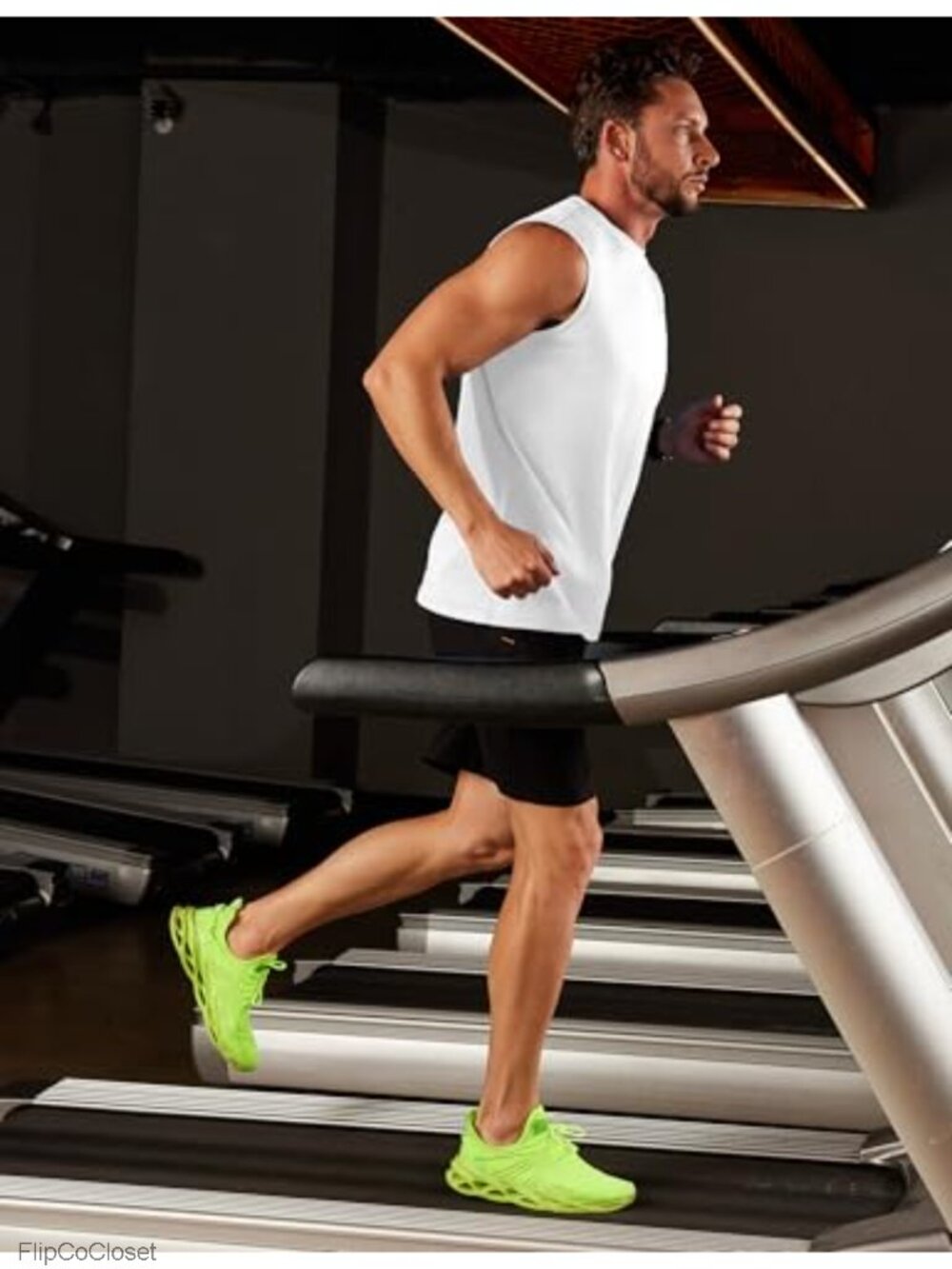 Men's Cotton Sleeveless Workout Tank Top Moisture Wicking Gym Muscle Shirt - Picture 2 of 6
